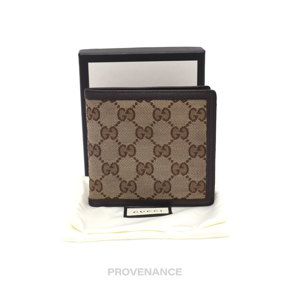 🔴 Gucci Bifold Wallet - GG Canvas